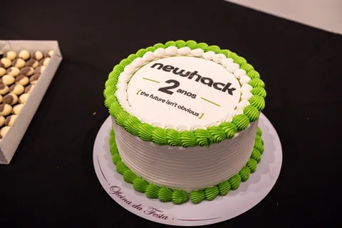 Cake celebrating NewHack’s second anniversary